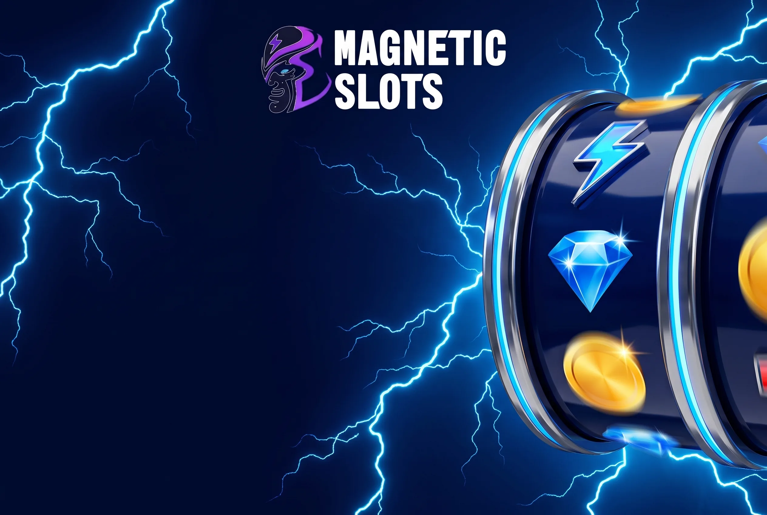 Automaty Magnetic Slots z motywem błyskawic i diamentów